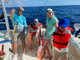 Red Snapper fishing in Port Isabel, Texas