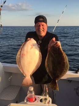 Flounder Fishing in Freeport, New York, USA