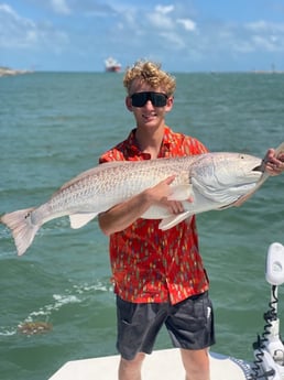 Redfish fishing in Port O'Connor, Texas