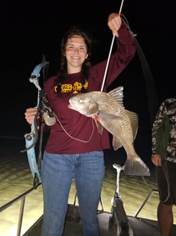 Black Drum Fishing in Livingston, Texas