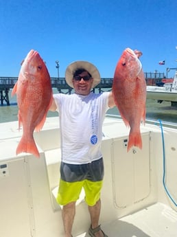 Red Snapper fishing in Port Isabel, Texas