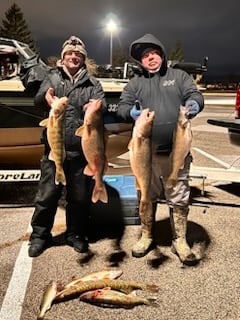 Walleye Fishing in North Muskegon, Michigan