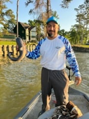 Fishing in Apple Springs, Texas