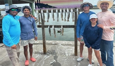 Fishing in Rockport, Texas