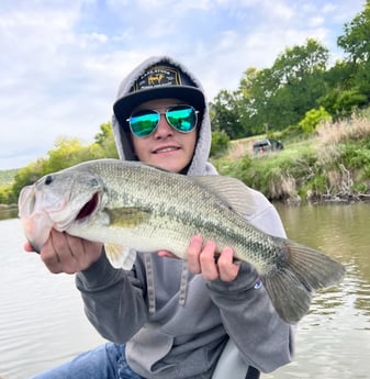 Largemouth Bass Fishing in Graford, Texas