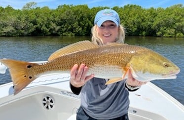 Redfish fishing in Placida, Florida