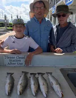Speckled Trout / Spotted Seatrout fishing in Galveston, Texas
