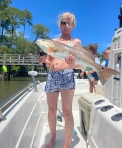 Redfish fishing in Johns Island, South Carolina
