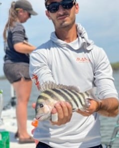 Sheepshead fishing in Johns Island, South Carolina