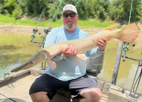 Alligator Gar Fishing in Dallas, Texas