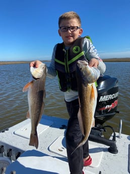 Redfish Fishing in Surfside Beach, Texas