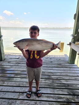 Redfish fishing in Tiki Island, Texas