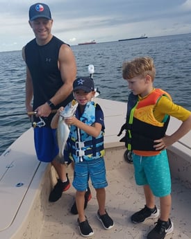 Speckled Trout / Spotted Seatrout fishing in Tiki Island, Texas