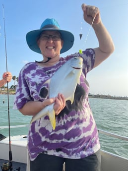 Florida Pompano fishing in South Padre Island, Texas