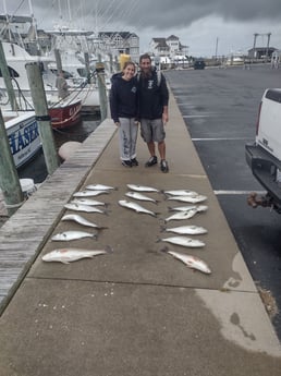 Bluefish, Redfish Fishing in Frisco, North Carolina