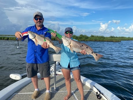 Redfish fishing in Buras, Louisiana