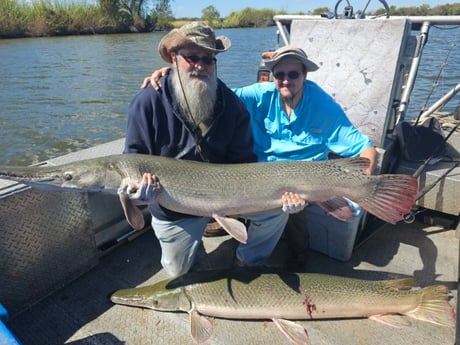 Alligator Gar Fishing in Livingston, Texas