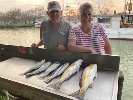 Redfish, Speckled Trout / Spotted Seatrout fishing in Texas City, Texas