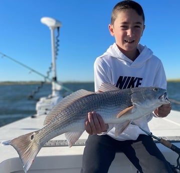 Redfish fishing in Wrightsville Beach, North Carolina