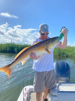 Redfish fishing in Buras, Louisiana