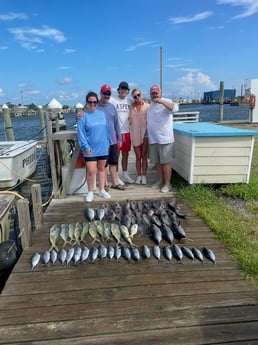Fishing in Wanchese, North Carolina