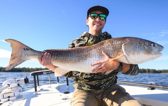 Redfish fishing in Wrightsville Beach, North Carolina