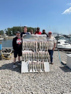 Fishing in Lakeside Marblehead, Ohio
