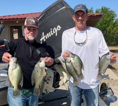 Crappie fishing in Zapata, Texas
