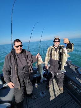 Walleye Fishing in Sheffield Lake, Ohio