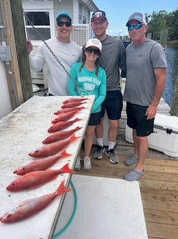 Vermillion Snapper Fishing in Niceville, Florida