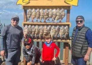 Sheepshead Fishing in Port Isabel, Texas