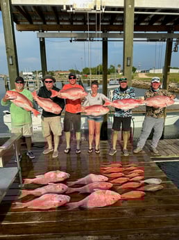 Red Snapper, Vermillion Snapper Fishing in Freeport, Texas