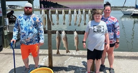 Fishing in Rockport, Texas
