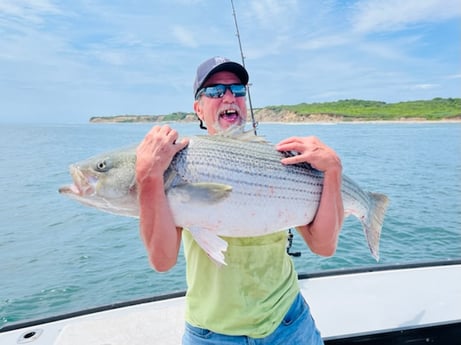 Striped Bass fishing in Montauk, New York