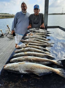 Flounder fishing in San Leon, Texas