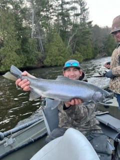 Fishing in Stanwood, Michigan