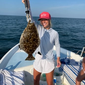 Flounder fishing in Trails End Road, Wilmington, N, North Carolina
