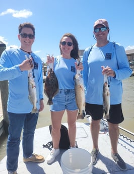 Flounder, Redfish, Speckled Trout Fishing in Matagorda, Texas