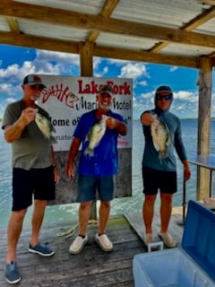 Fishing in Lake Fork, Texas