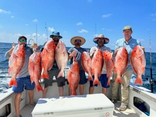 Red Snapper Fishing in Biloxi, Mississippi