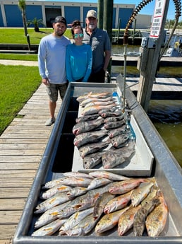 Black Drum, Redfish, Speckled Trout Fishing in Texas City, Texas