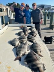 Fishing in Fort Morgan, Alabama