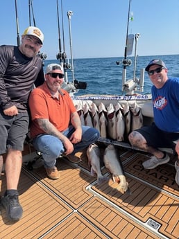 Fishing in Waukegan, Illinois