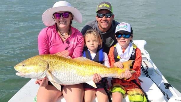 Redfish fishing in Port O'Connor, Texas