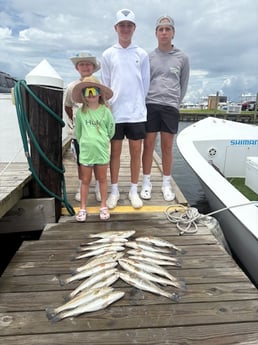 Fishing in Wanchese, North Carolina