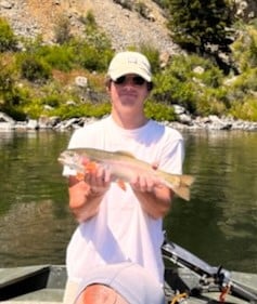 Rainbow Trout fishing in Deer Lodge, Montana