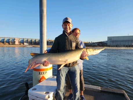 Alligator Gar Fishing in Coldspring, Texas