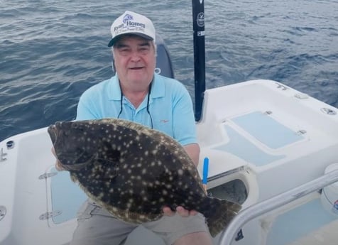 Flounder fishing in Trails End Road, Wilmington, N, North Carolina