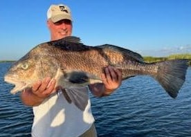 Black Drum Fishing in New Orleans, Louisiana