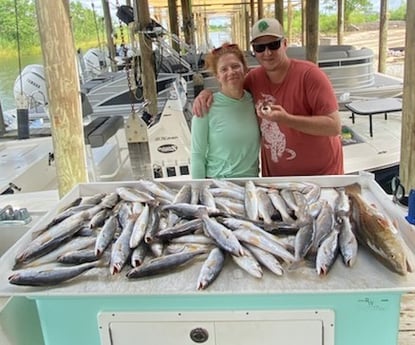 Redfish, Speckled Trout / Spotted Seatrout Fishing in Slidell, Louisiana